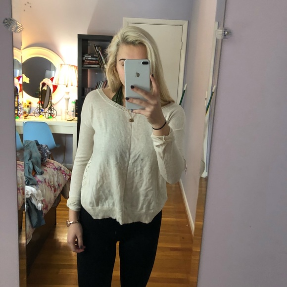 American Eagle sweater with lace back - Picture 7 of 8